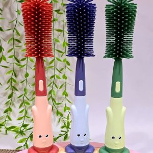 فرچه شیشه‌شور سیلیکونی نوزاد با طراحی آدمکی