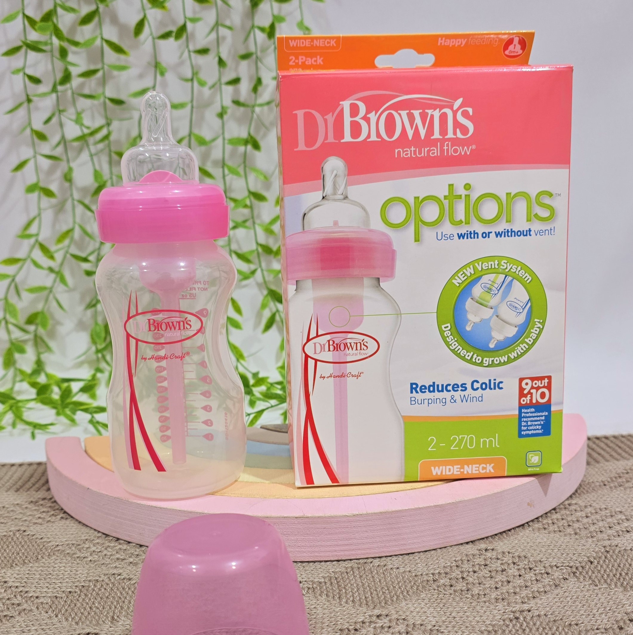 شیشه شیر دکتر براون 270 میل سر باریک - Image 5