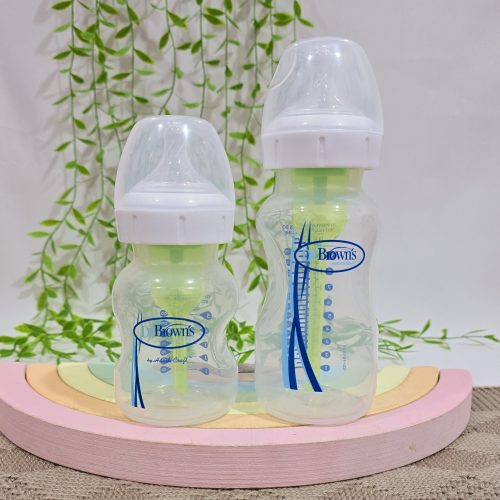 Dr Browns شیشه طلقی تپل 270 میل