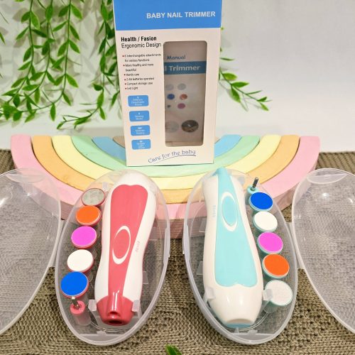 سوهان برقی ناخن نوزاد و کودک |خرید ناخنگیر برقی بچه چند سری رنگی