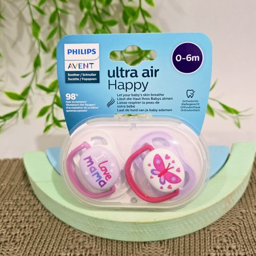 پستانک اونت 0-6 طرح لاو و پروانه