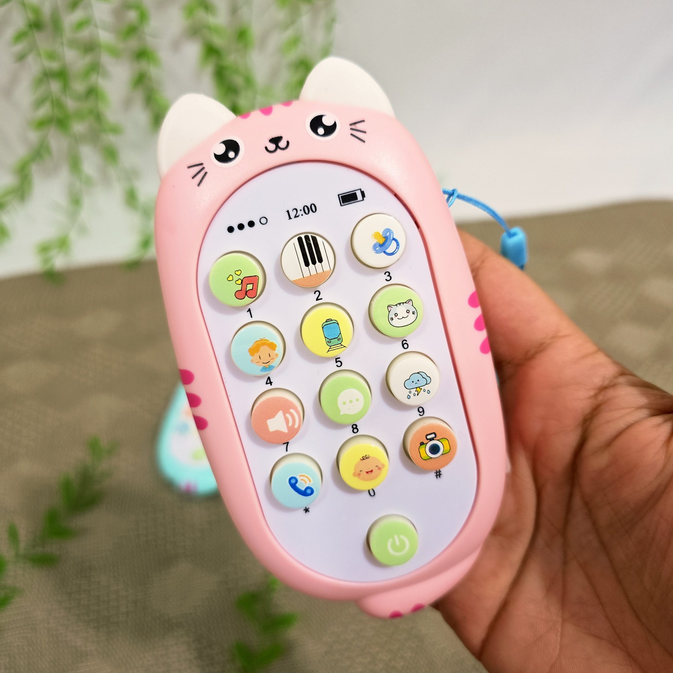 موبایل موزیکال اسباببازی کودک | تلفن موزیکال آموزشی سیسمونی رضایی - Image 4