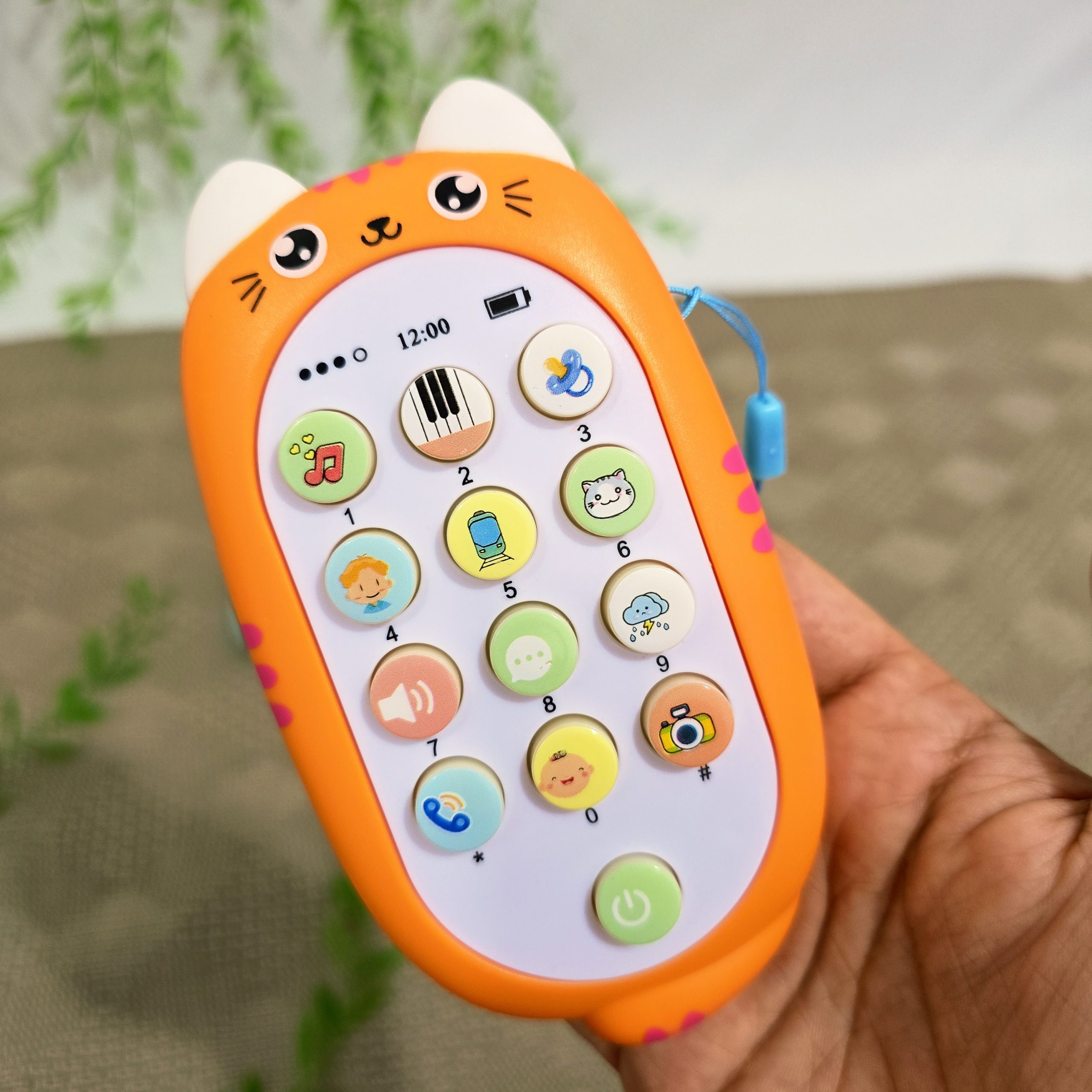 موبایل موزیکال اسباببازی کودک | تلفن موزیکال آموزشی سیسمونی رضایی - Image 5