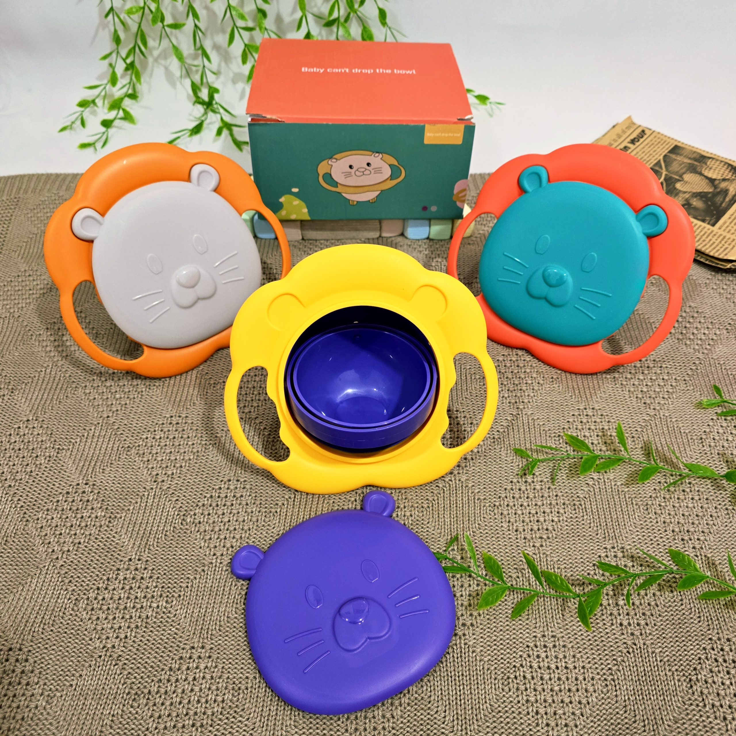 ظرف تعادلی کودک چرخشی رنگی سیسمونی رضایی