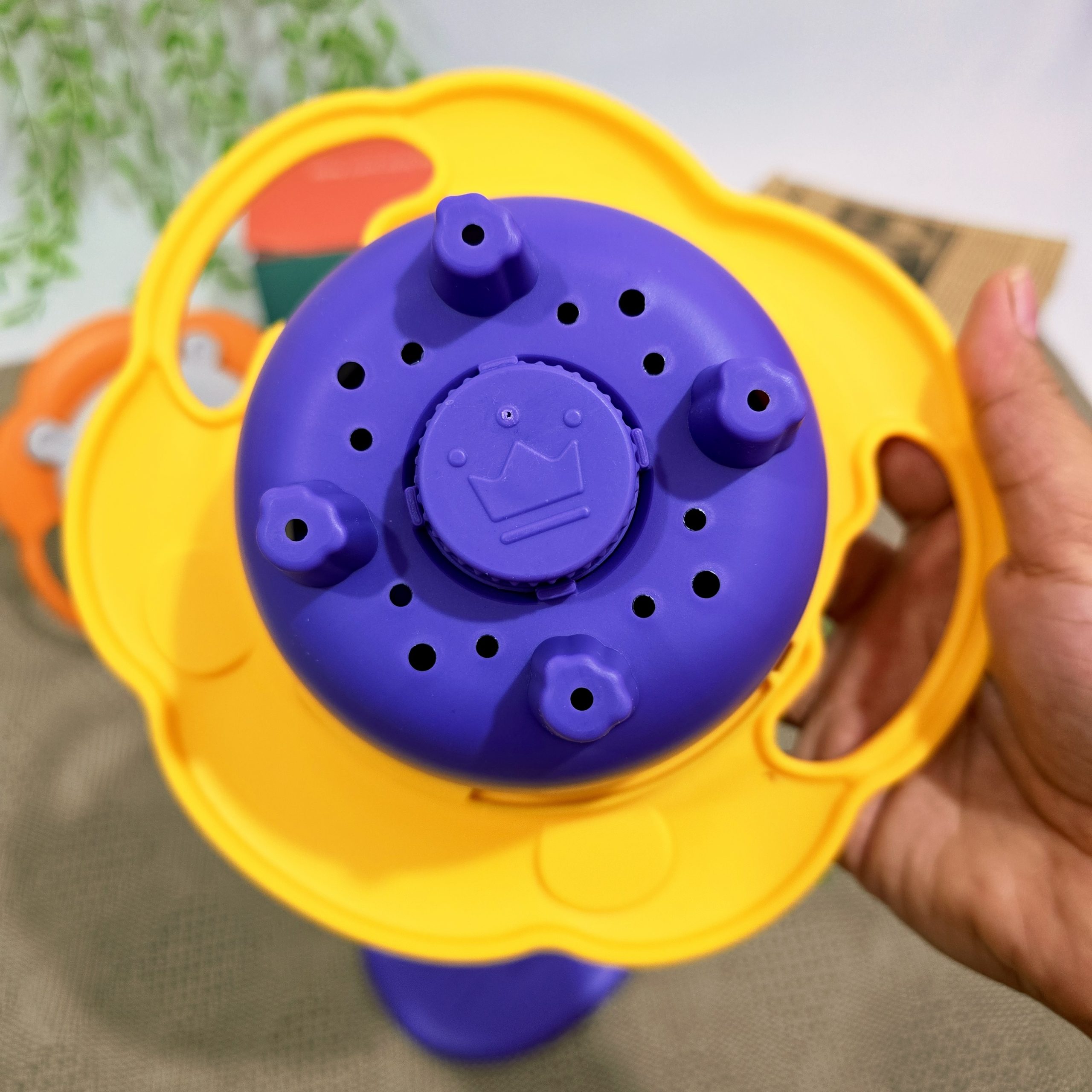 ظرف تعادلی کودک چرخشی | خرید ظرف 1عددی ضد ریزش غذا از سیسمونی رضایی - Image 10