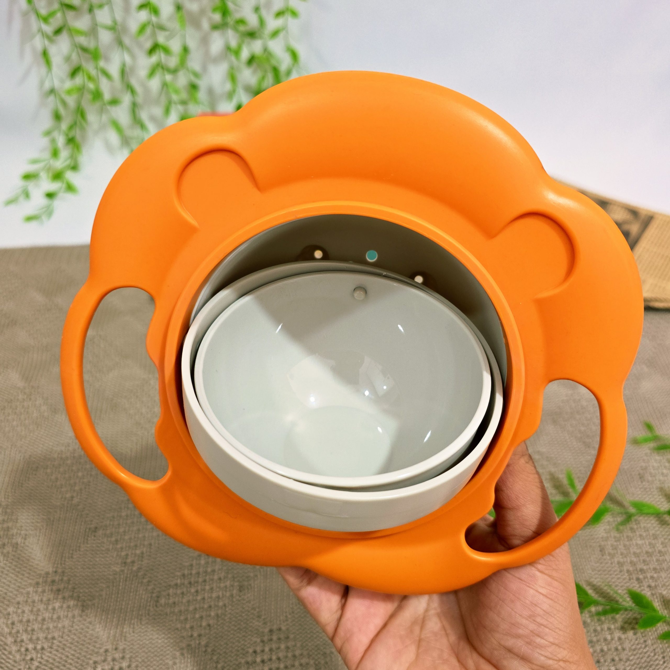 ظرف تعادلی کودک چرخشی | خرید ظرف 1عددی ضد ریزش غذا از سیسمونی رضایی - Image 7