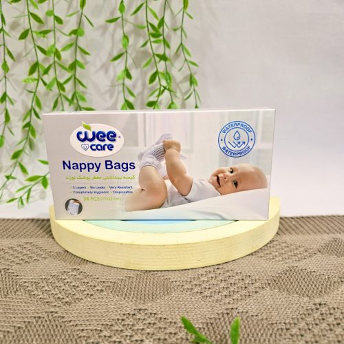 کیسه بهداشتی معطر پوشک نوزاد وی کر (Wee Care) |جعبه 24 عددی