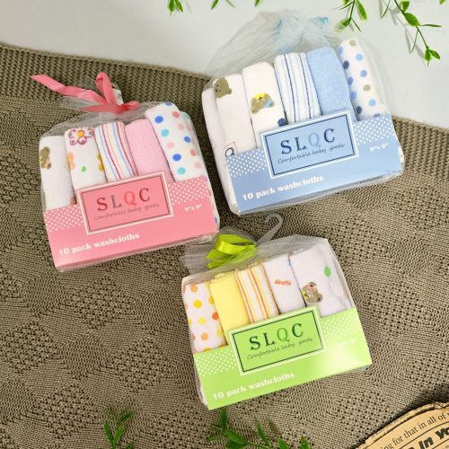 دستمال دست و صورت نوزاد 10 عددی SLOQC