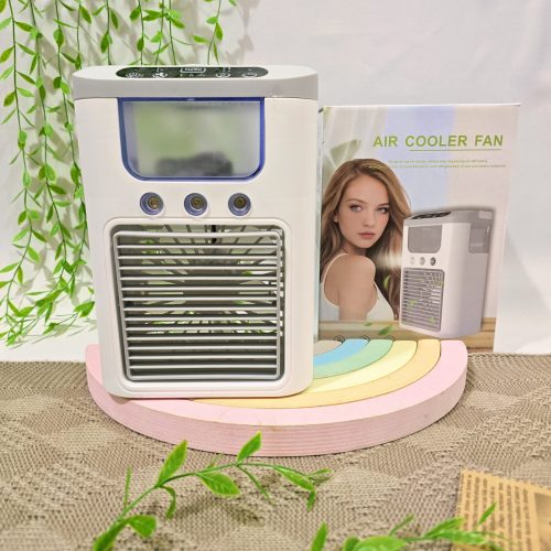 مینی کولر آبی رومیزی (Air Cooler Fan)|7 Color LED