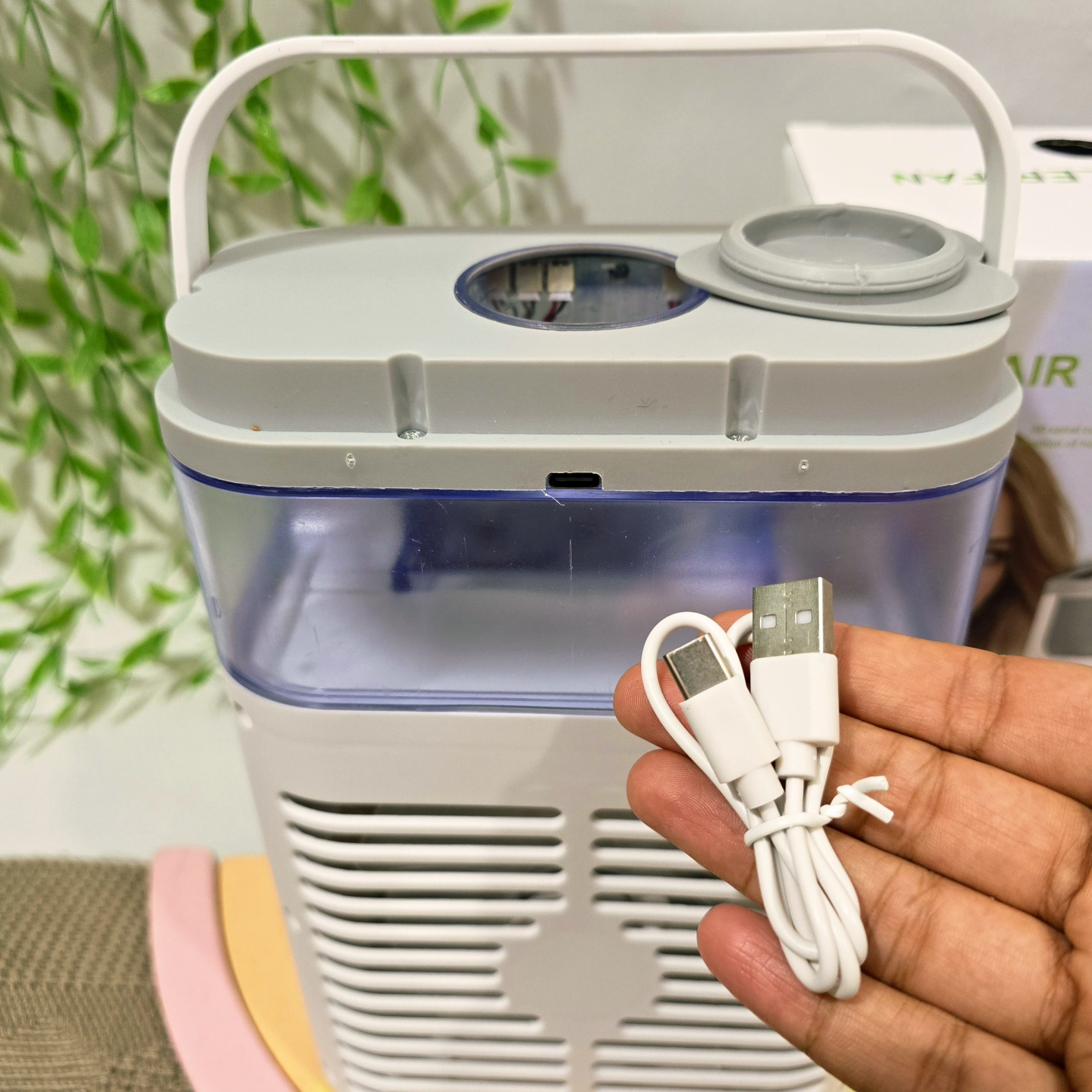 مینی کولر آبی رومیزی (Air Cooler Fan)|7 Color LED - Image 5