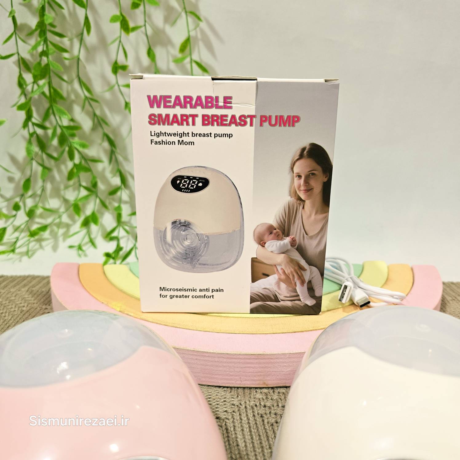 شیردوش برقی پرتابل و پوشیدنی مدل Wearable Smart Breast Pump |کد2502 - Image 3
