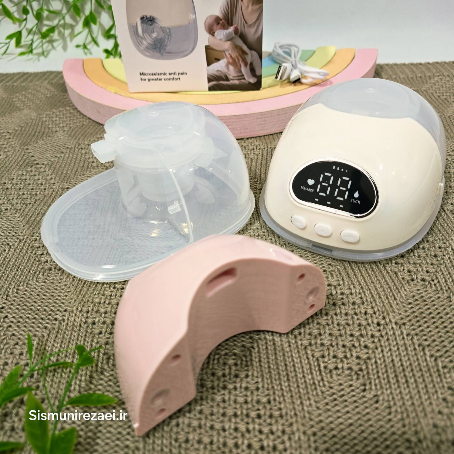 شیردوش برقی پرتابل و پوشیدنی مدل Wearable Smart Breast Pump |کد2502 - Image 5